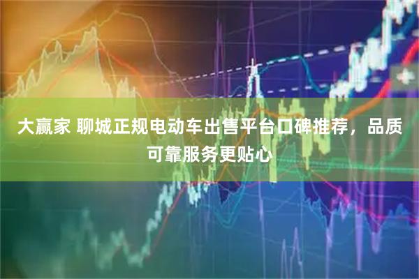 大赢家 聊城正规电动车出售平台口碑推荐，品质可靠服务更贴心